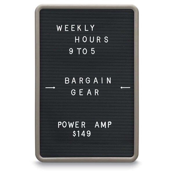 Corkboard, Single Door, Radius Frame, 36x36", Black/Black Rubber